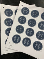Custom Sticker Labels - sold by the sheet